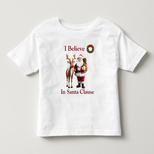 T-shirt Pour Les Tous Petits Rudolf le renne rouge (Devant)