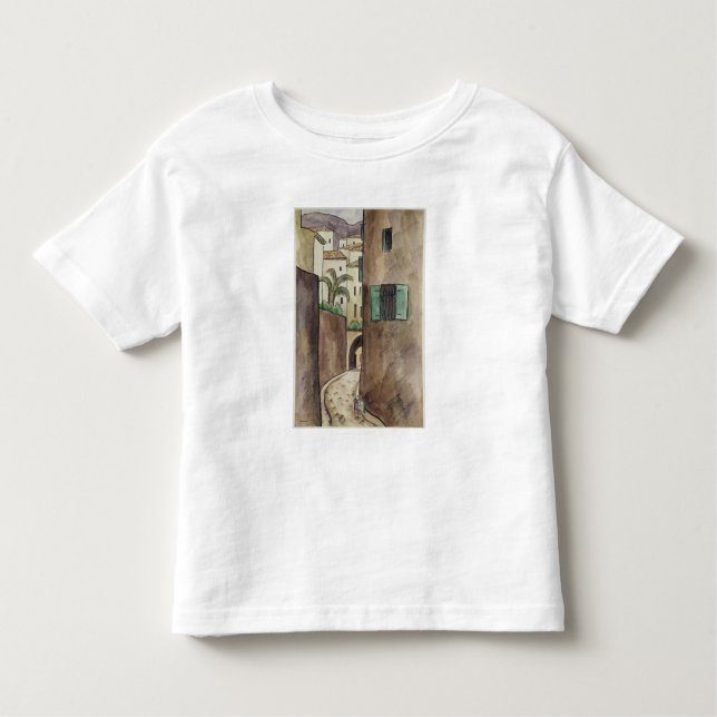 T-shirt Pour Les Tous Petits Rue et Chambres méditerranéennes (Devant)