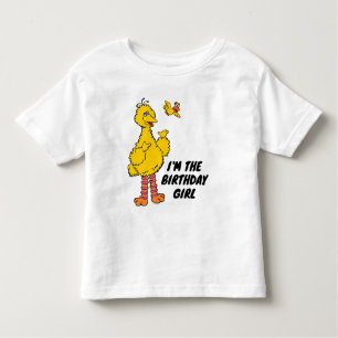 T-shirt Pour Les Tous Petits Rue Sésame   Big Bird & Little Bird