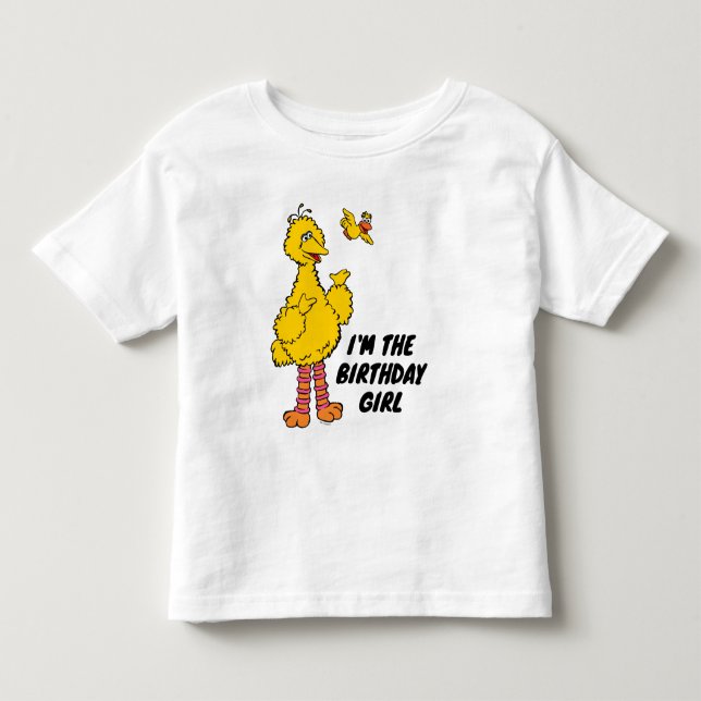 T-shirt Pour Les Tous Petits Rue Sésame | Big Bird & Little Bird (Devant)
