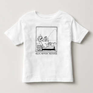 T-shirt Pour Les Tous Petits Rue Sésame   Big Bird Relax Refresh Recharge