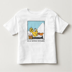 T-shirt Pour Les Tous Petits Rue Sésame Big Bird Relax Refresh Recharge