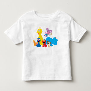 T-shirt Pour Les Tous Petits Rue Sésame Coloré Sesame Street Pals