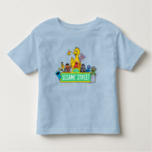 T-shirt Pour Les Tous Petits Rue Sésame Couleur complète avec Pals