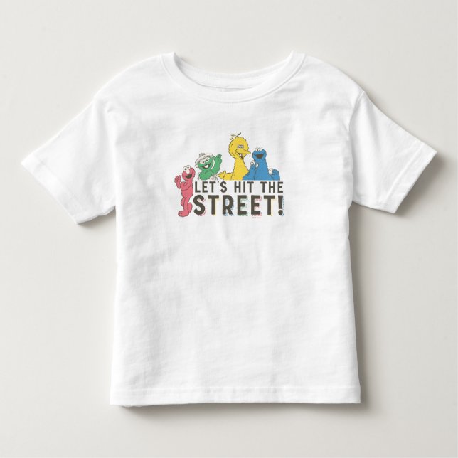 T-shirt Pour Les Tous Petits Rue Sésame | Faisons un tour dans la rue ! (Devant)