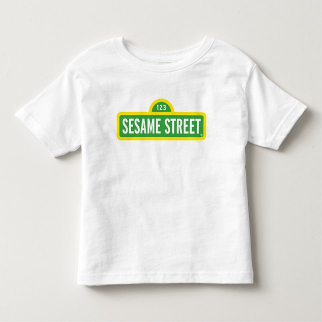 T-shirt Pour Les Tous Petits Rue Sésame | Logo couleur complète (Devant)