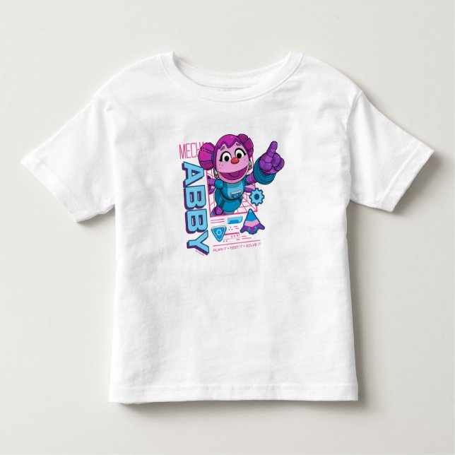 T-shirt Pour Les Tous Petits Rue Sésame | Mécaniciens Abby Cadabby (Devant)