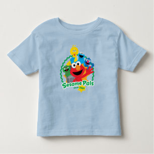 T-shirt Pour Les Tous Petits Rue Sésame   Sesame Pals depuis 1969