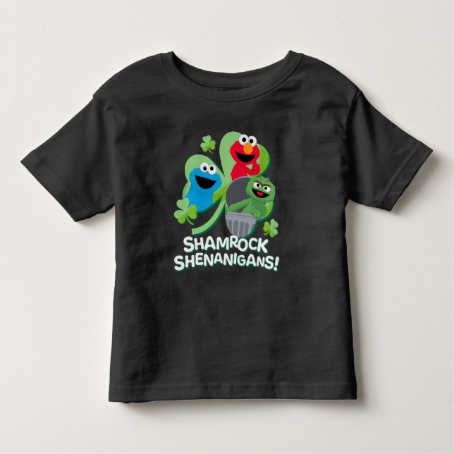 T-shirt Pour Les Tous Petits Rue Sésame | Shenanigans shamrocks ! (Devant)