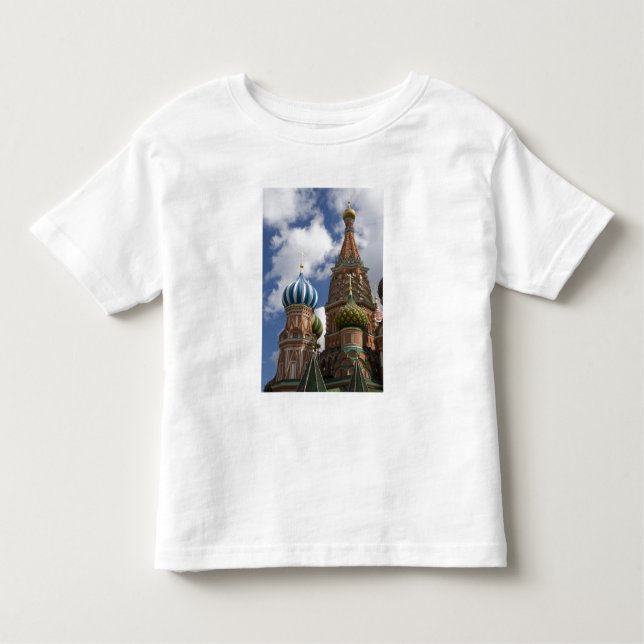 T-shirt Pour Les Tous Petits Russie, Moscou, Carré rouge. St Basil's 4 (Devant)
