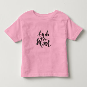 T-shirt Pour Les Tous Petits Rustique de nouveau à l'école