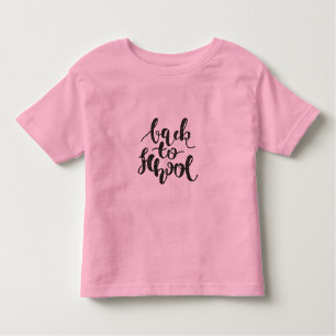 T-shirt Pour Les Tous Petits Rustique de retour à l'école