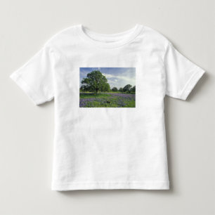 T-shirt Pour Les Tous Petits S.A, États-Unis, Texas, lac Buchanan, chênes et bl