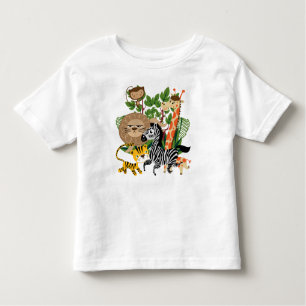 T-shirt Pour Les Tous Petits Safari animal
