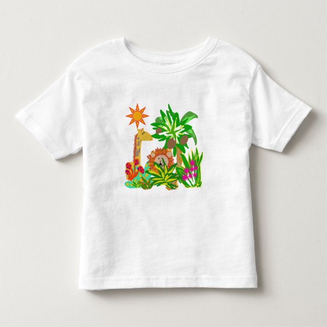 T-shirt Pour Les Tous Petits Safari de jungle (Devant)