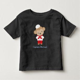T-shirt Pour Les Tous Petits Sailor Singe Personnalisé