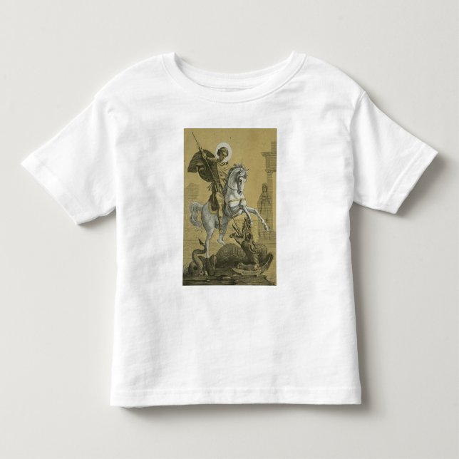 T-shirt Pour Les Tous Petits Saint George Patron d'Angleterre (Devant)