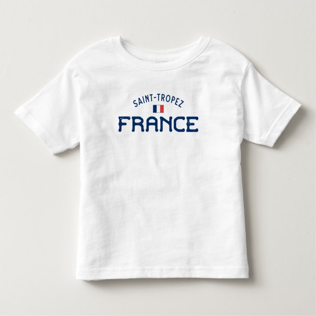 T-shirt Pour Les Tous Petits Saint-Tropez France en détresse (Devant)