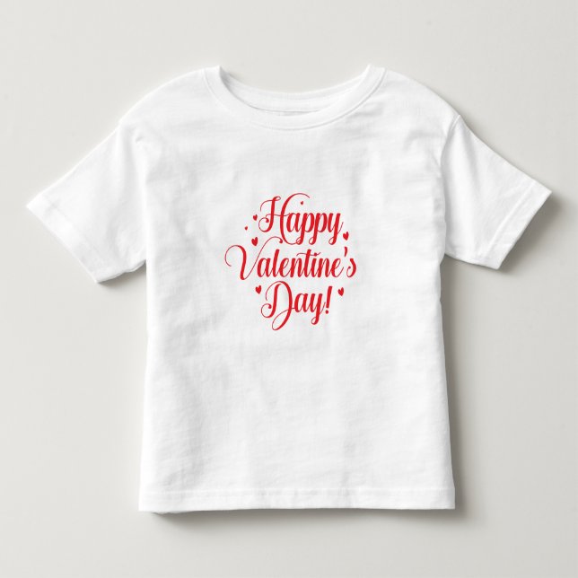 T-shirt Pour Les Tous Petits Saint-Valentin  (Devant)
