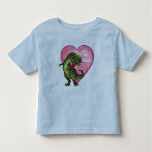 T-shirt Pour Les Tous Petits Saint Valentin Tyrannosaurus