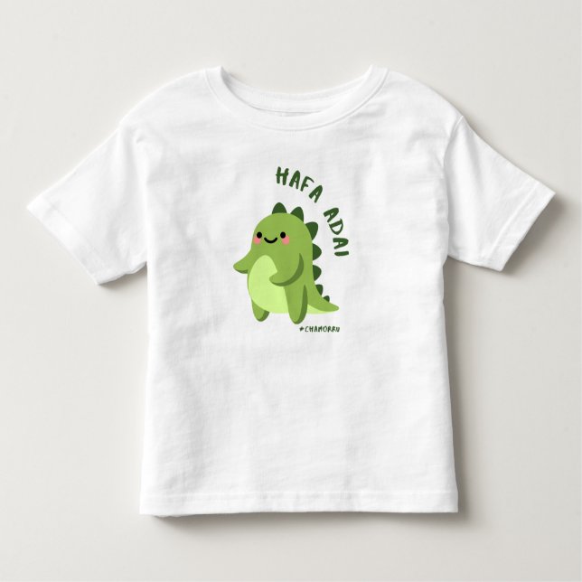 T-shirt Pour Les Tous Petits Saipan Hafa Adai (Bonjour) (Devant)