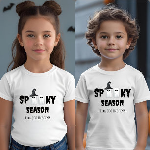 T-shirt Pour Les Tous Petits Saison éffrayante - Belle Halloween Outfiit