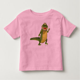 T-shirt Pour Les Tous Petits Salé le crocodile