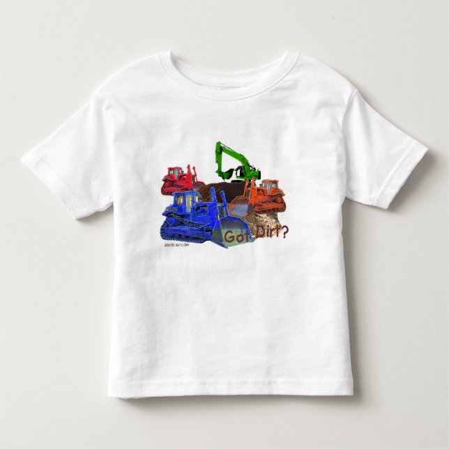 T-shirt Pour Les Tous Petits Saleté obtenue ? (Devant)
