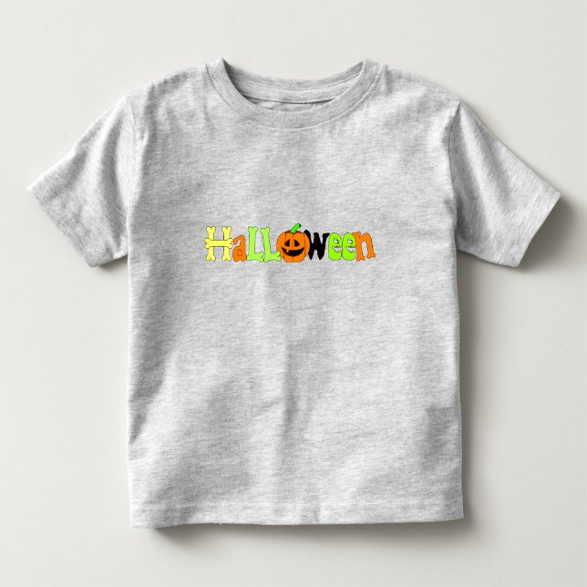 T-shirt Pour Les Tous Petits Salutation d'Halloween (Devant)