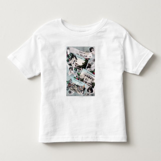 T-shirt Pour Les Tous Petits Salutations de avec ViewsSelma pittoresque, CA (Devant)