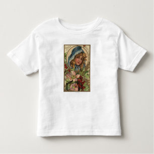 T-shirt Pour Les Tous Petits Salutations saisonnièresFille dans un trou
