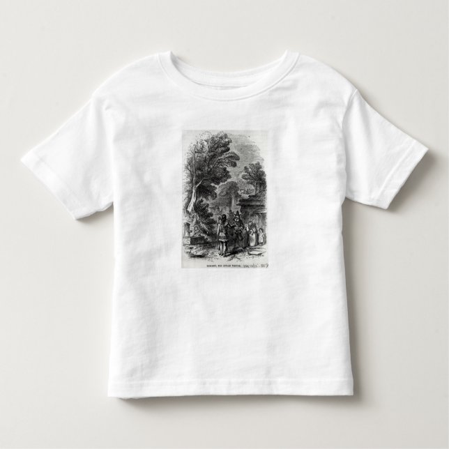 T-shirt Pour Les Tous Petits Samoset, le visiteur indien (Devant)