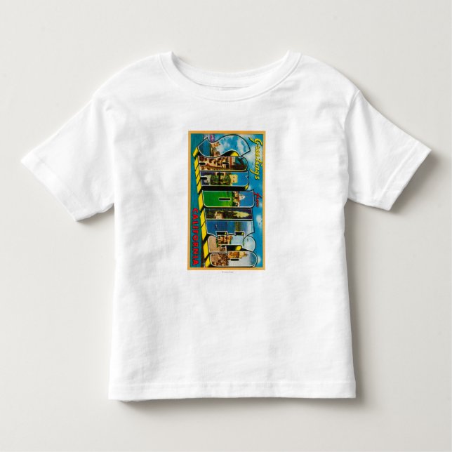 T-shirt Pour Les Tous Petits San Diego, la Californie - grandes scènes de (Devant)