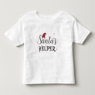 T-shirt Pour Les Tous Petits santas helper mignonne vacances