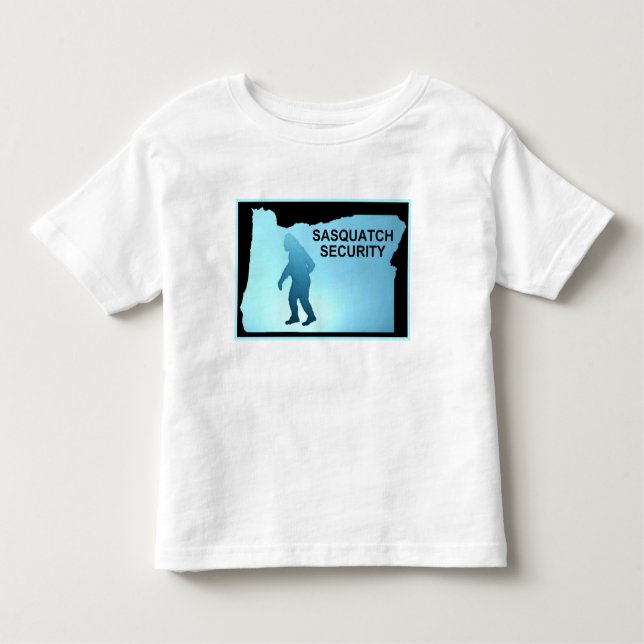 T-shirt Pour Les Tous Petits Sasquatch Security - Oregon (Devant)