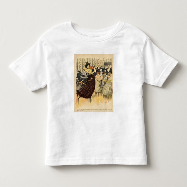 T-shirt Pour Les Tous Petits Satire d'une soirée musicale de salon (Devant)