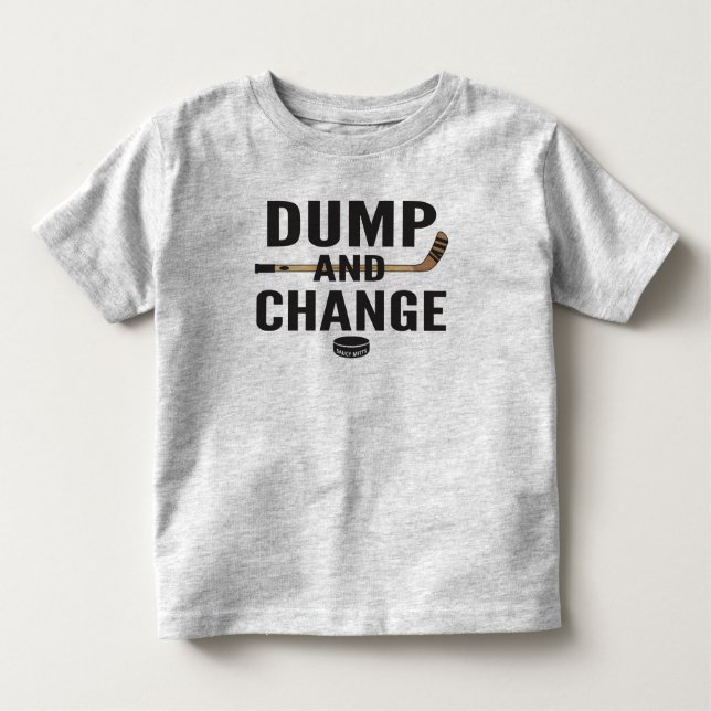 T-shirt Pour Les Tous Petits Sauter et changer le hockey (Devant)