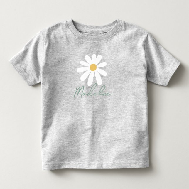 T-shirt Pour Les Tous Petits Sauvageonne Fleur Sauvage 1er Anniversaire  (Devant)