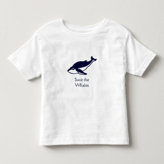 T-shirt Pour Les Tous Petits Sauvez les baleines