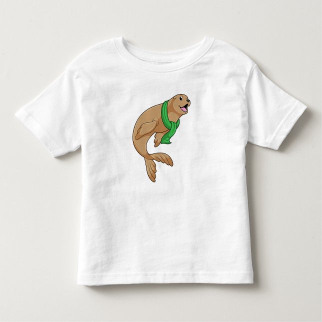T-shirt Pour Les Tous Petits Sceau avec écaille (Devant)