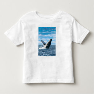 T-shirt Pour Les Tous Petits Scène de baleine de ConnecticutHumpback