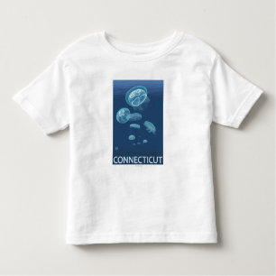 T-shirt Pour Les Tous Petits Scène de ConnecticutJellyfish