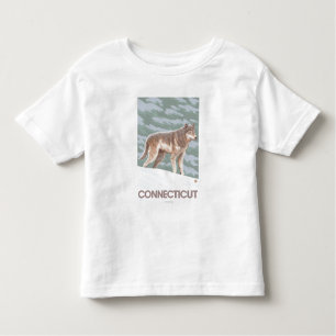 T-shirt Pour Les Tous Petits Scène de ConnecticutWolf