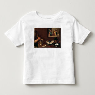 T-shirt Pour Les Tous Petits Scène de cuisine avec le Christ