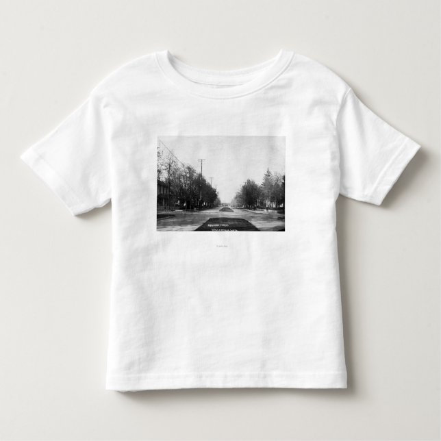 T-shirt Pour Les Tous Petits Scène de rue de résidence (Devant)