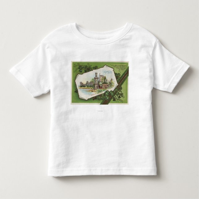 T-shirt Pour Les Tous Petits Scène du château de Shane (Devant)