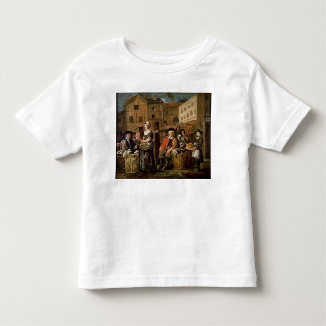 T-shirt Pour Les Tous Petits Scène du marché (Devant)