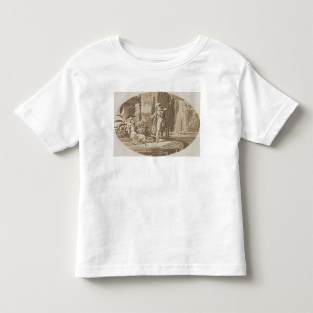 T-shirt Pour Les Tous Petits Scène 'du mariage de Figaro (Devant)