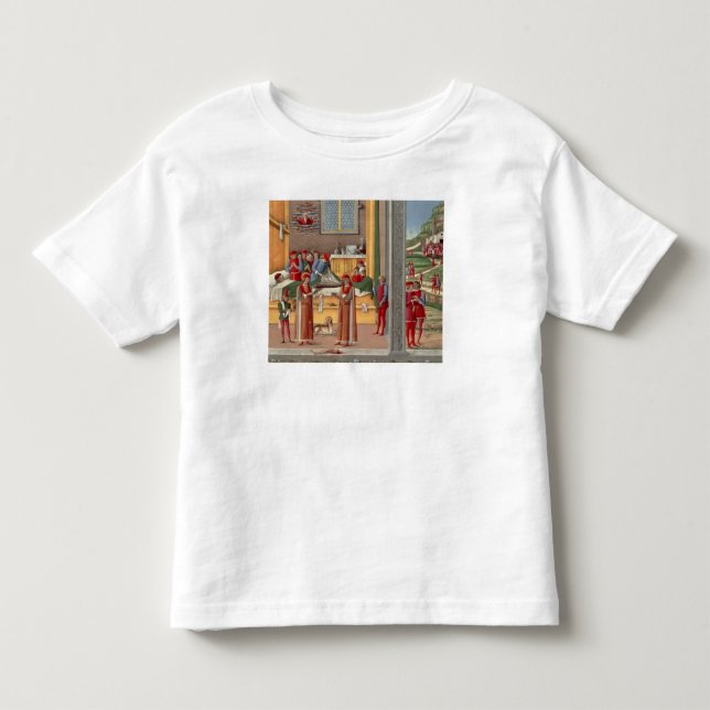 T-shirt Pour Les Tous Petits Scène médiévale d'amputation (Devant)