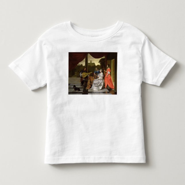 T-shirt Pour Les Tous Petits Scène musicale à Amsterdam (Devant)